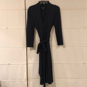 Banana Republic Navy wrap dress
